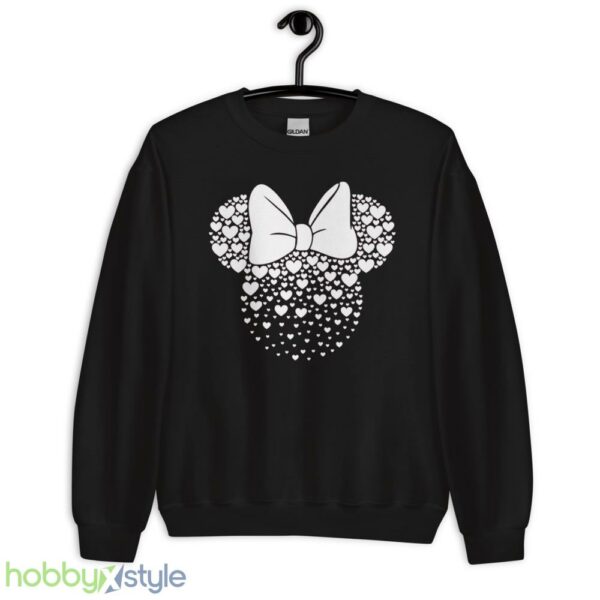 Mickey Minnie Heart Shirt, Minnie Hearts, Minnie Mouse Shirt, Disney Shirt - Unisex Crewneck Sweatshirt