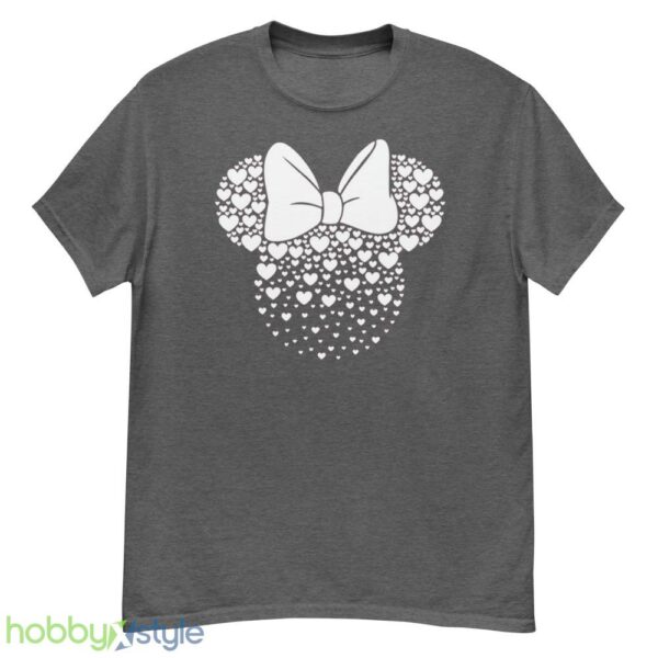 Mickey Minnie Heart Shirt, Minnie Hearts, Minnie Mouse Shirt, Disney Shirt - G500 Men’s Classic T-Shirt-1
