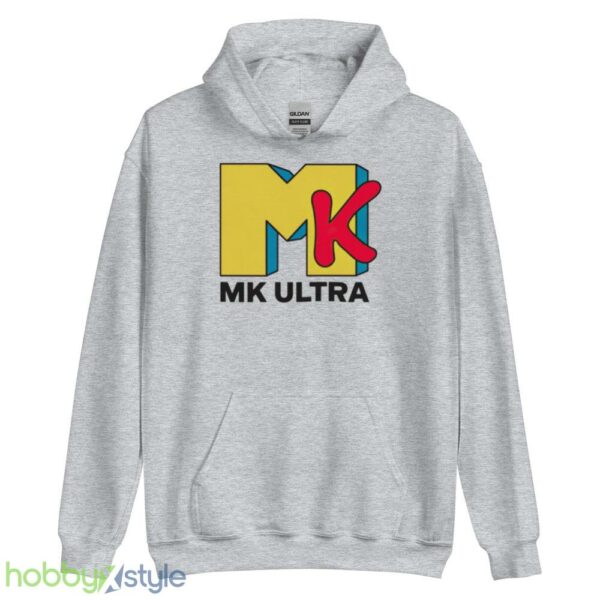 MK Ultra shirt M yellow K red ultra unisex shirt - Unisex Heavy Blend Hooded Sweatshirt