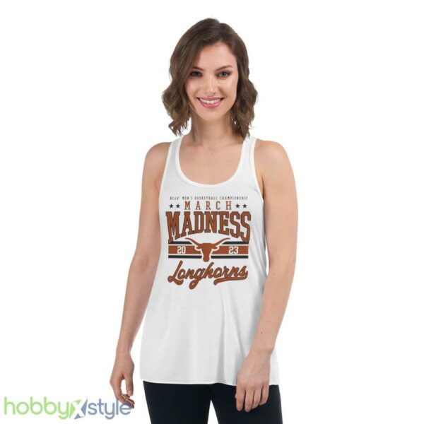 Ncaa Mens Basketball Championship March Madness 2023 Longhorns Shirt - Women's Flowy Racerback Tank