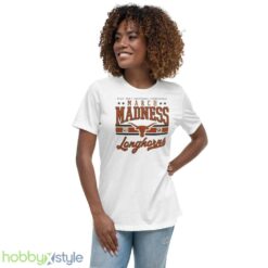 Ncaa Mens Basketball Championship March Madness 2023 Longhorns Shirt - Women's Relaxed Short Sleeve Jersey Tee