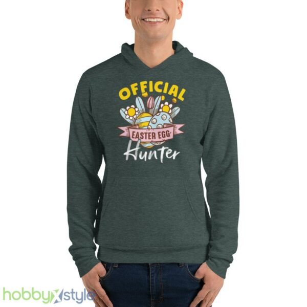 Official Easter Egg Hunter Retro shirt - Unisex Fleece Pullover Hoodie-1