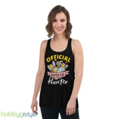 Official Easter Egg Hunter Retro shirt - Women's Flowy Racerback Tank