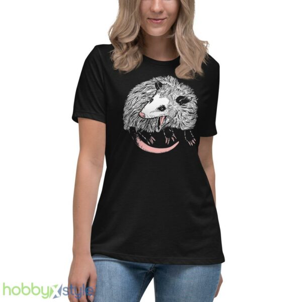 Opossum Shirt, Opossum Tarot Card Sweatshirt, Cute Opossum Tee - Women's Relaxed Short Sleeve Jersey Tee
