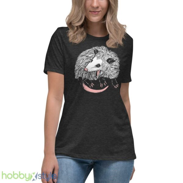 Opossum Shirt, Opossum Tarot Card Sweatshirt, Cute Opossum Tee - Women's Relaxed Short Sleeve Jersey Tee-1