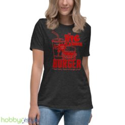 Pulp Fiction 2 directed by Quentin Tarantino Samuel L Jackson Jules Winnfield John Travolta Vincent Vega the Big Kahuna Burger mens t shirt - Women's Relaxed Short Sleeve Jersey Tee-1
