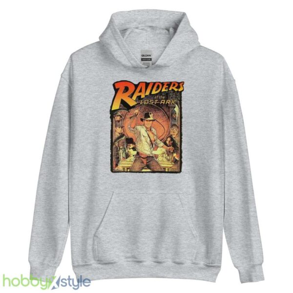Raiders Of Lost Ark Indiana Jones Film Movie T Shirt - Unisex Heavy Blend Hooded Sweatshirt