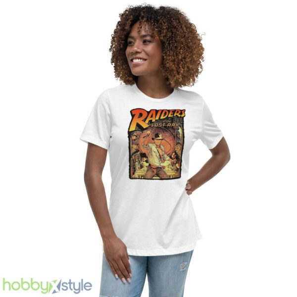 Raiders Of Lost Ark Indiana Jones Film Movie T Shirt - Women's Relaxed Short Sleeve Jersey Tee