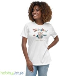 Retro Mickey And Friends Disneyland Est 1955 Sweatshirt, Family Vacation Shirt - Women's Relaxed Short Sleeve Jersey Tee