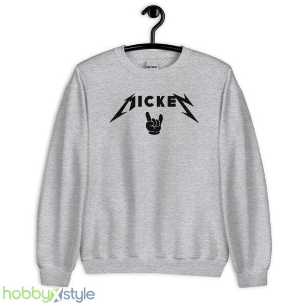 Rocker Mickey Shirt, Travel Shirt, Metal Rock Mickey Shirt - Unisex Heavy Blend Crewneck Sweatshirt