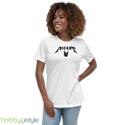 Rocker Mickey Shirt, Travel Shirt, Metal Rock Mickey Shirt - Women's Relaxed Short Sleeve Jersey Tee