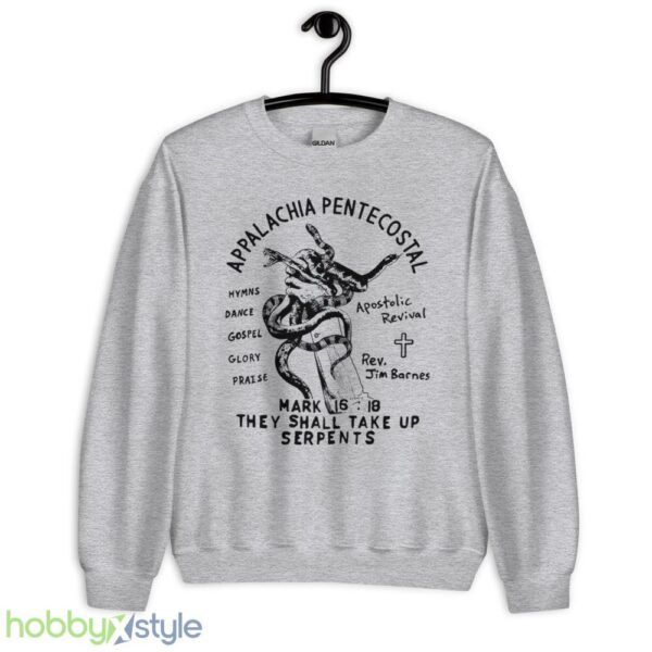 Snake Handling Church T Shirt Cool Snake Shirt Weird Shirts Occult - Unisex Heavy Blend Crewneck Sweatshirt