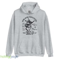 Snake Handling Church T Shirt Cool Snake Shirt Weird Shirts Occult - Unisex Heavy Blend Hooded Sweatshirt