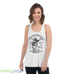 Snake Handling Church T Shirt Cool Snake Shirt Weird Shirts Occult - Women's Flowy Racerback Tank
