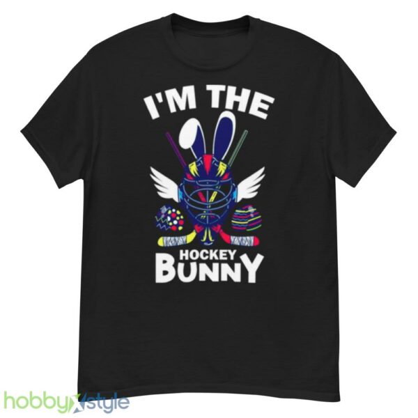 Sports Easter Im The Hocky Bunny Funny Easter Gift Ice Hockey shirt - G500 Men’s Classic T-Shirt