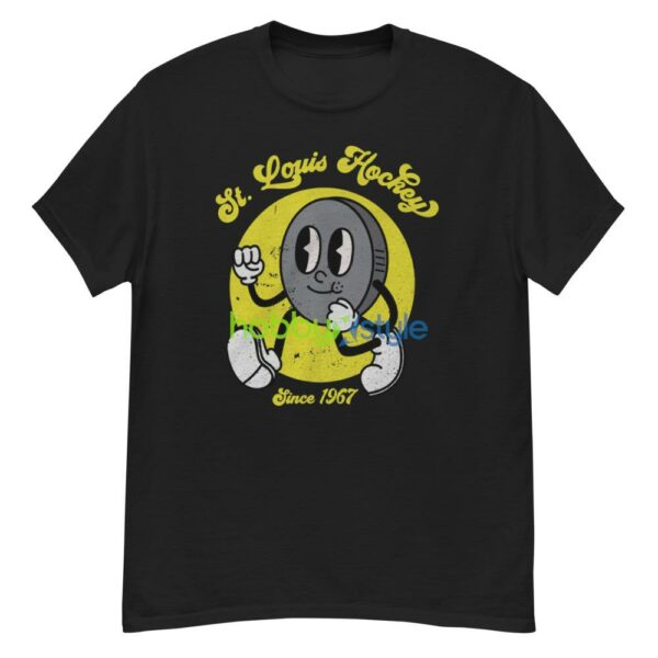 st. louis hockey shirt, cartoon character hockey puck since 1967 saint louis hockey - G500 Men’s Classic T-Shirt