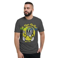 st. louis hockey shirt, cartoon character hockey puck since 1967 saint louis hockey - Short Sleeve T-Shirt-1