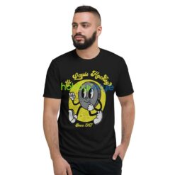 st. louis hockey shirt, cartoon character hockey puck since 1967 saint louis hockey - Short Sleeve T-Shirt