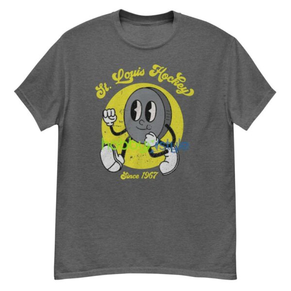 st. louis hockey shirt, cartoon character hockey puck since 1967 saint louis hockey - G500 Men’s Classic T-Shirt-1