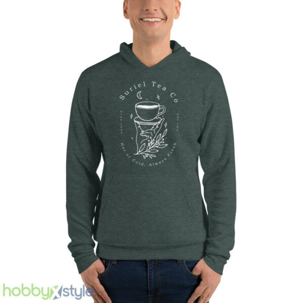 suriel tea co hot or cold always fresh t shirt - Unisex Fleece Pullover Hoodie-1