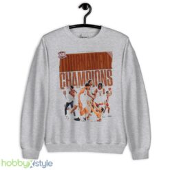 Texas Longhorns Mens Basketball Are 2023 Big 12 Tournament Champions Shirt - Unisex Heavy Blend Crewneck Sweatshirt