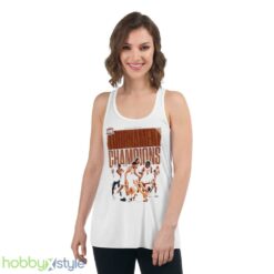 Texas Longhorns Mens Basketball Are 2023 Big 12 Tournament Champions Shirt - Women's Flowy Racerback Tank
