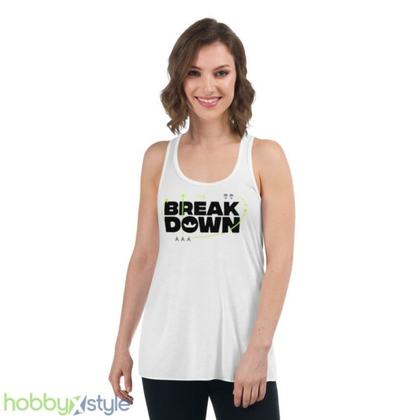 the break down optic gaming shirt - Women's Flowy Racerback Tank