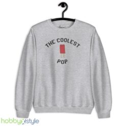 The Coolest Pop, Cool Dad Shirt, Summer BBQ Shirt, Fathers Day Gift, Funny Shirt For Dads, - Unisex Heavy Blend Crewneck Sweatshirt