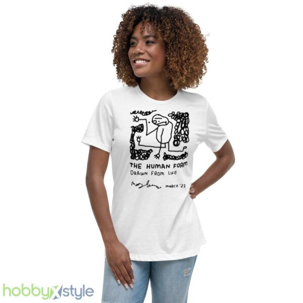 the human form drawn from life shirt - Women's Relaxed Short Sleeve Jersey Tee