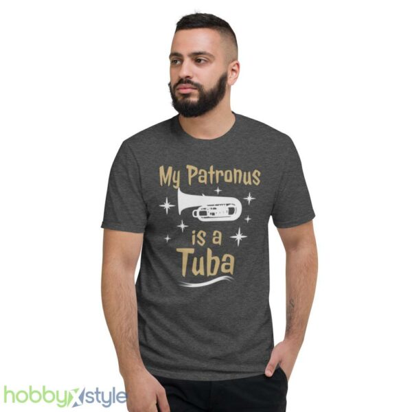 Tuba Lover Shirt My Patronus Is A Tuba Tee Funny Tuba T Shirt - Short Sleeve T-Shirt-1