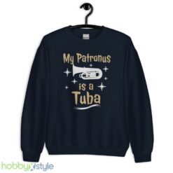Tuba Lover Shirt My Patronus Is A Tuba Tee Funny Tuba T Shirt - Unisex Crewneck Sweatshirt-1