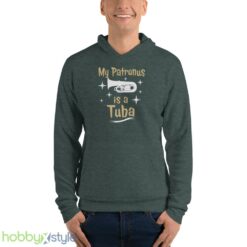 Tuba Lover Shirt My Patronus Is A Tuba Tee Funny Tuba T Shirt - Unisex Fleece Pullover Hoodie-1