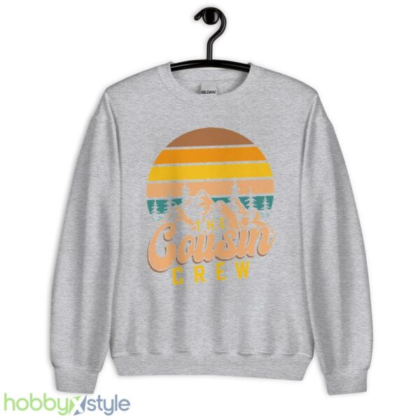 Vintage The Cousin Crew TShirt, Camping Adventure T-Shirts for Cousin - Unisex Heavy Blend Crewneck Sweatshirt