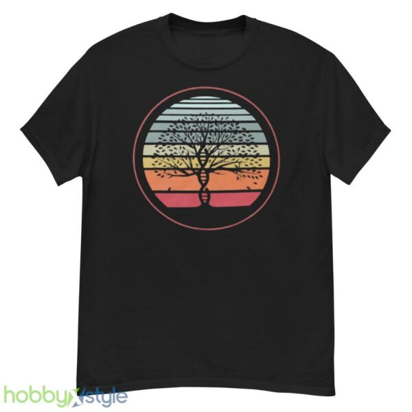 Yoga And Meditation Design And Dna Tree Of Life Vintage T-Shirt - G500 Men’s Classic T-Shirt