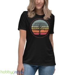 Yoga And Meditation Design And Dna Tree Of Life Vintage T-Shirt - Women's Relaxed Short Sleeve Jersey Tee