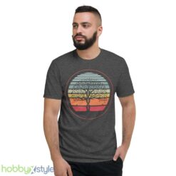 Yoga And Meditation Design And Dna Tree Of Life Vintage T-Shirt - Short Sleeve T-Shirt-1