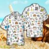 Back To School Hand Drawn Doodle Style School Hawaiian Shirt - Back To School Hand Drawn Doodle Style School Hawaiian Shirt