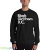 Black girl from D.C. graphics t shirt - 18000 Unisex Heavy Blend Crewneck Sweatshirt