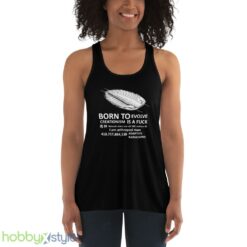 Born To Evolve creationism is a fuck T-Shirt - 8800 Women's Flowy Racerback Tank