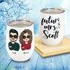 Future Mrs Personalized Wine Tumbler Loving - Future Mrs Personalized Wine Tumbler Loving
