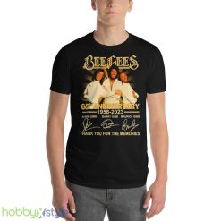 65th Anniversary 1958 2023 Robin Gibb Barry Gibb Maurice Gibb Signature Thank You For The Memories Shirt - 980 Lightweight Fashion Short Sleeve T-Shirt