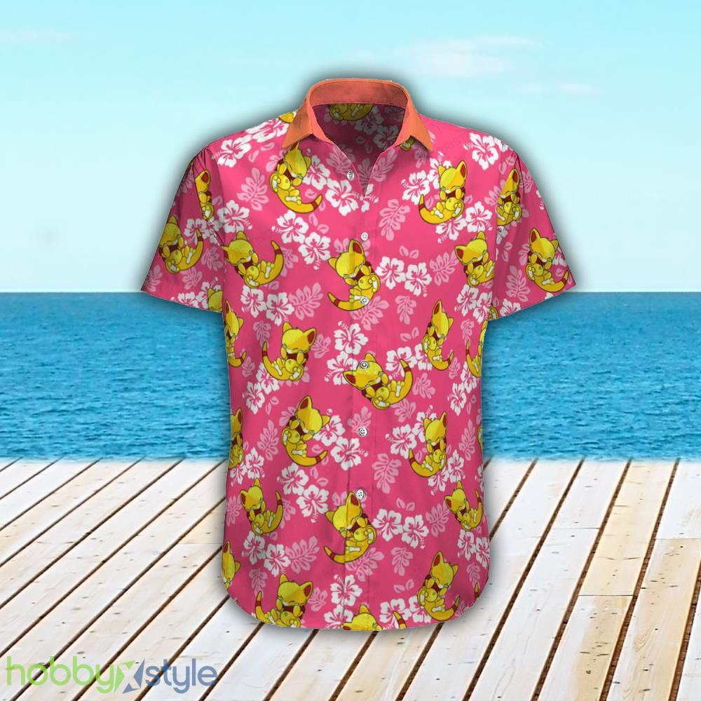 Abra Tropical Beach Pokemon Limited Edition 3D Hawaiian Shirt For Men And Women - Abra Tropical Beach Pokemon Limited Edition Hawaiian Shirt