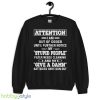 Attention i am out of order until further notice my stupid people Graphics Shirt - 18000 Unisex Heavy Blend Crewneck Sweatshirt