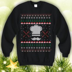 CHEF Ugly Toque Ugly Xmas Holiday Sweatshirt Culinary Christmas Gift for any Holiday Cook Caterer Restaurant Baker Foodie - 260523-085240