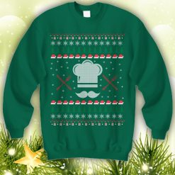CHEF Ugly Toque Ugly Xmas Holiday Sweatshirt Culinary Christmas Gift for any Holiday Cook Caterer Restaurant Baker Foodie - 260523-085241