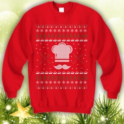 CHEF Ugly Toque Ugly Xmas Holiday Sweatshirt Culinary Christmas Gift for any Holiday Cook Caterer Restaurant Baker Foodie - 260523-085243