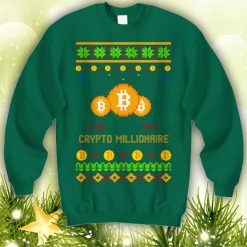Crypto Ugly Holiday Sweatshirt Christmas Gift Festive altcoin 4th quarter bull market bullish jumper money investing - 260523-085532
