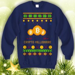Crypto Ugly Holiday Sweatshirt Christmas Gift Festive altcoin 4th quarter bull market bullish jumper money investing - 260523-085534