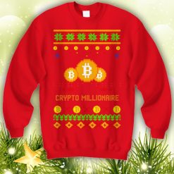Crypto Ugly Holiday Sweatshirt Christmas Gift Festive altcoin 4th quarter bull market bullish jumper money investing - 260523-085535