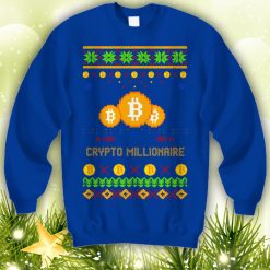 Crypto Ugly Holiday Sweatshirt Christmas Gift Festive altcoin 4th quarter bull market bullish jumper money investing - 260523-085536